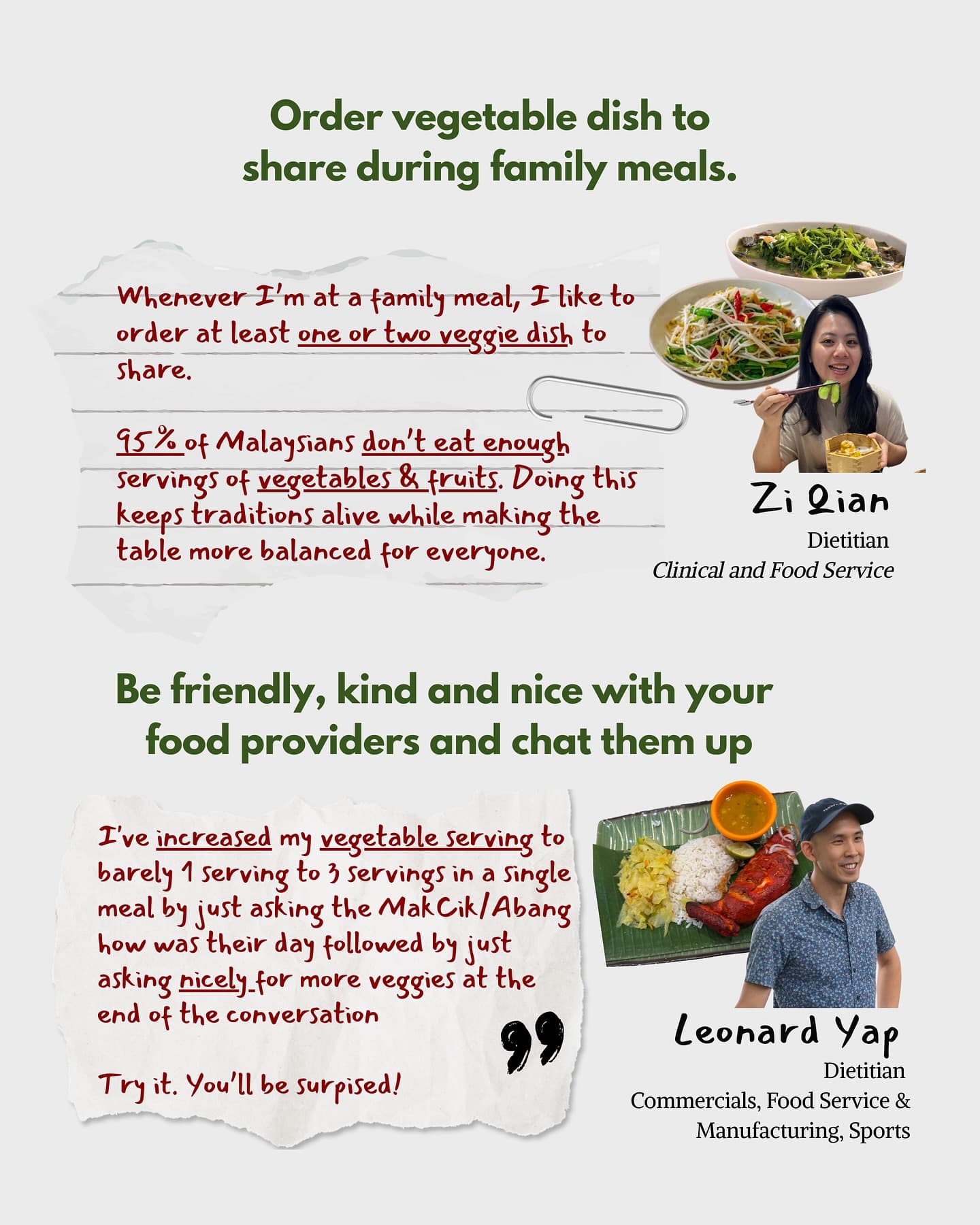 Being a dietitian is not about banning nasi lemak or scolding you for drinking Milo ais., slide 3 of 6